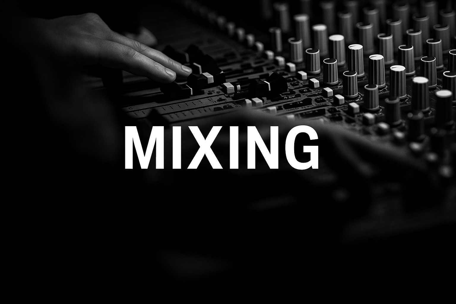 Premium Audio Mixing Service